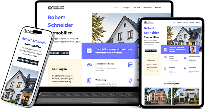 immobilien website showcase