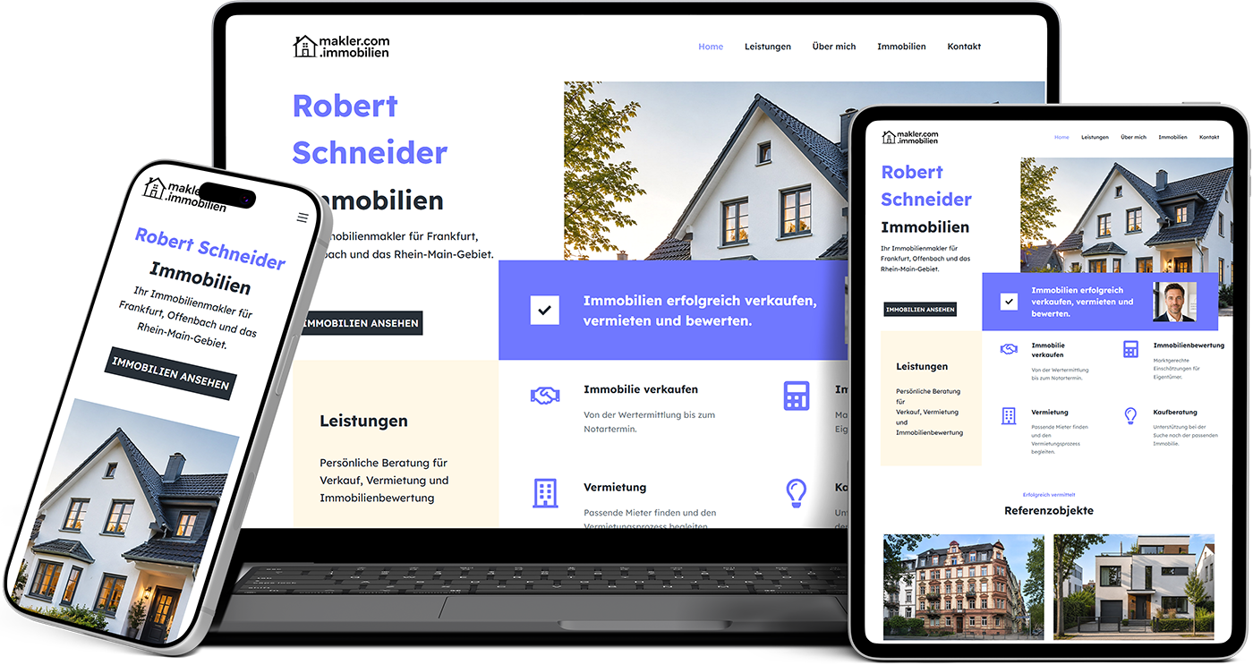 immobilien website showcase
