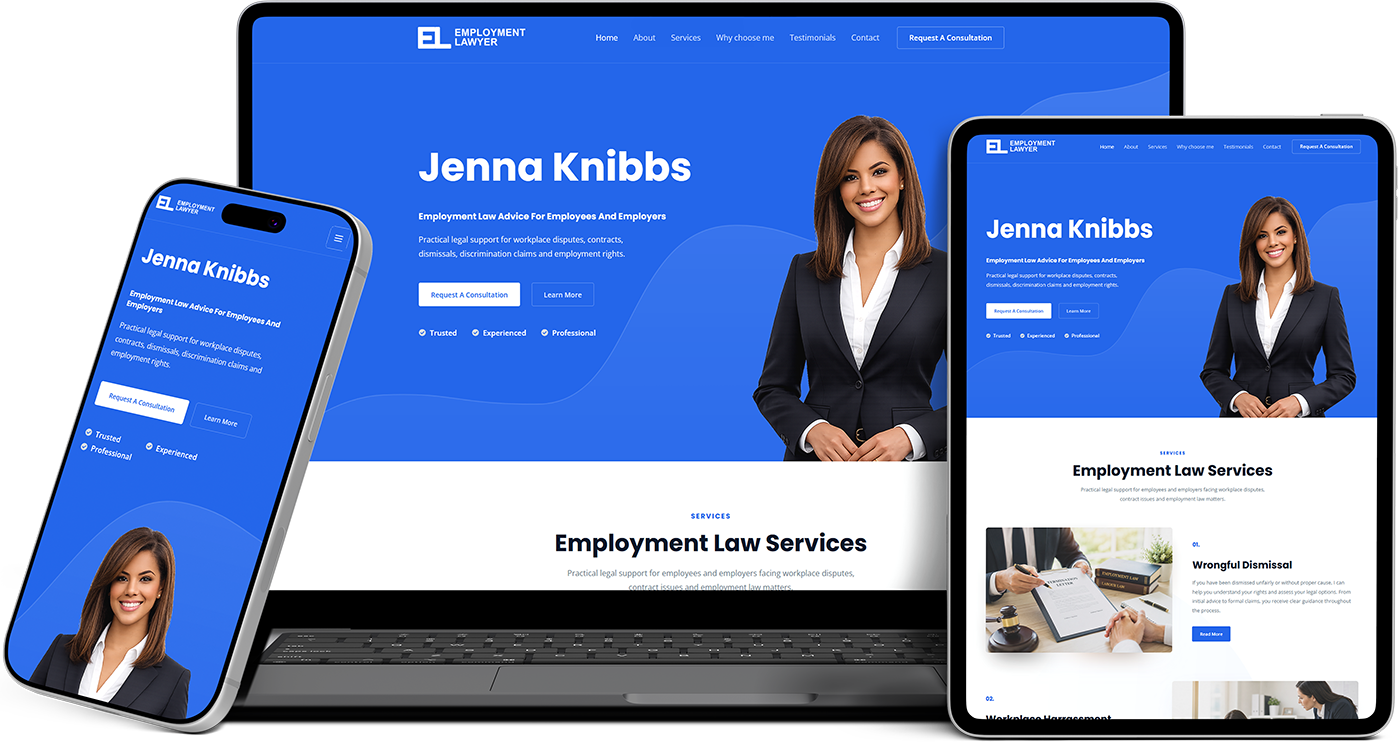 lawyer website showcase